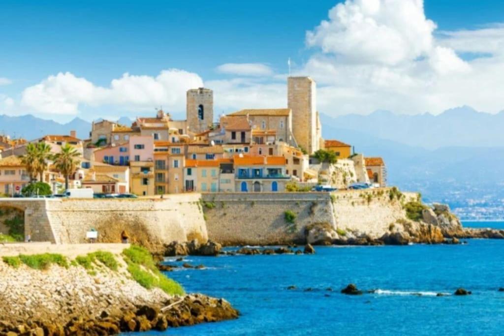 Charmant Studio Renove A Antibes, Plage A 10 Min A Pied Exterior foto
